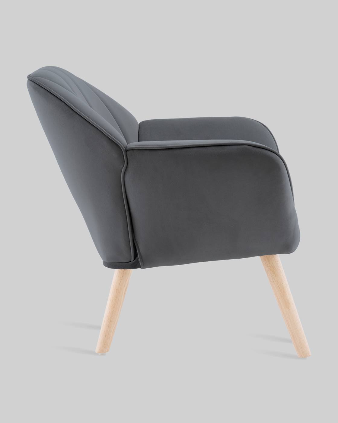QH-2802K HLR-21 dark grey Кресло Stool Group Руди QH-2802K HLR-21 dark grey