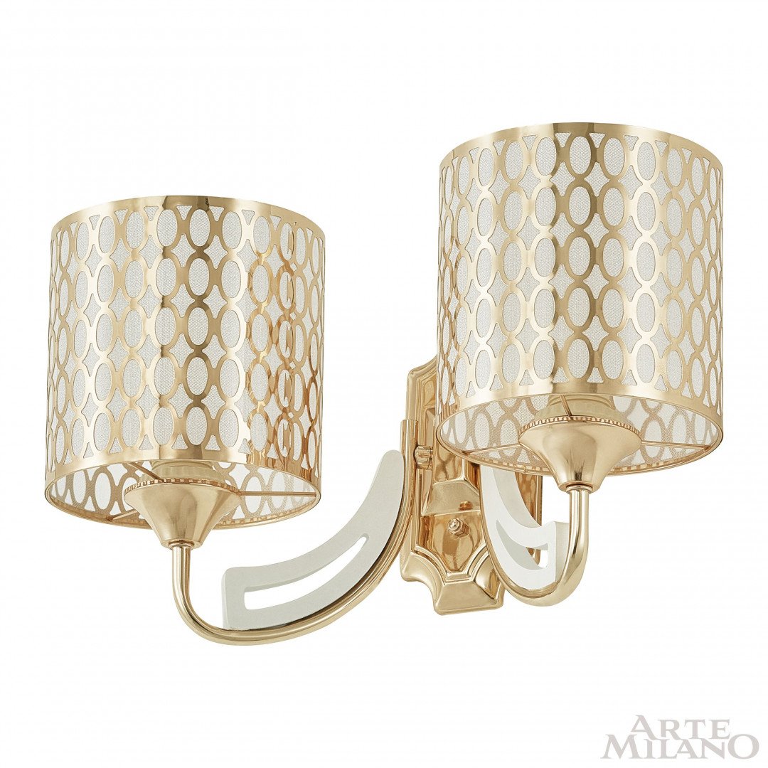 303387/2W Wh/Gd Настенное бра Arte Milano Florentia-3387 303387/2W Wh/Gd