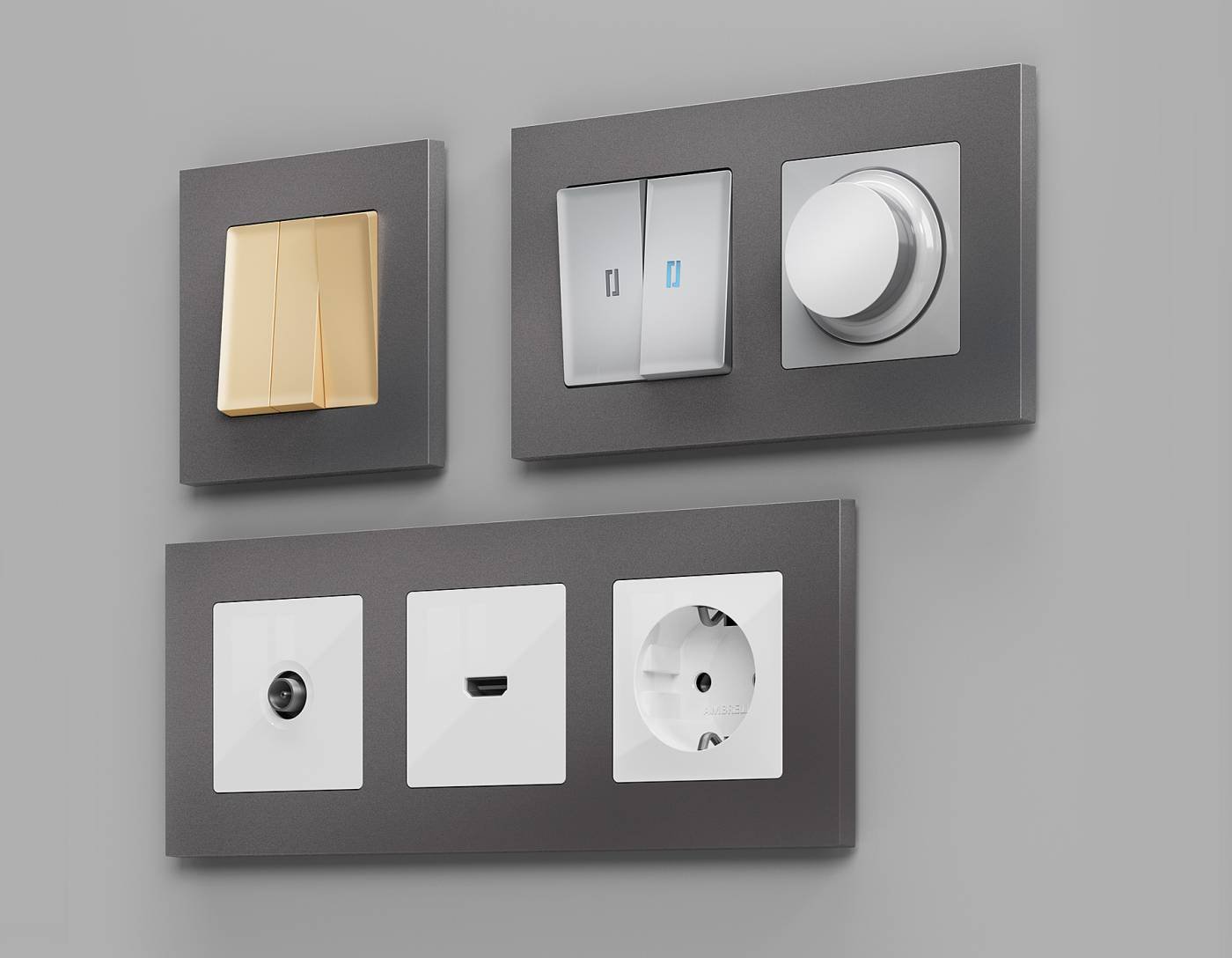 Рамка Ambrella Volt Qubi AF250651