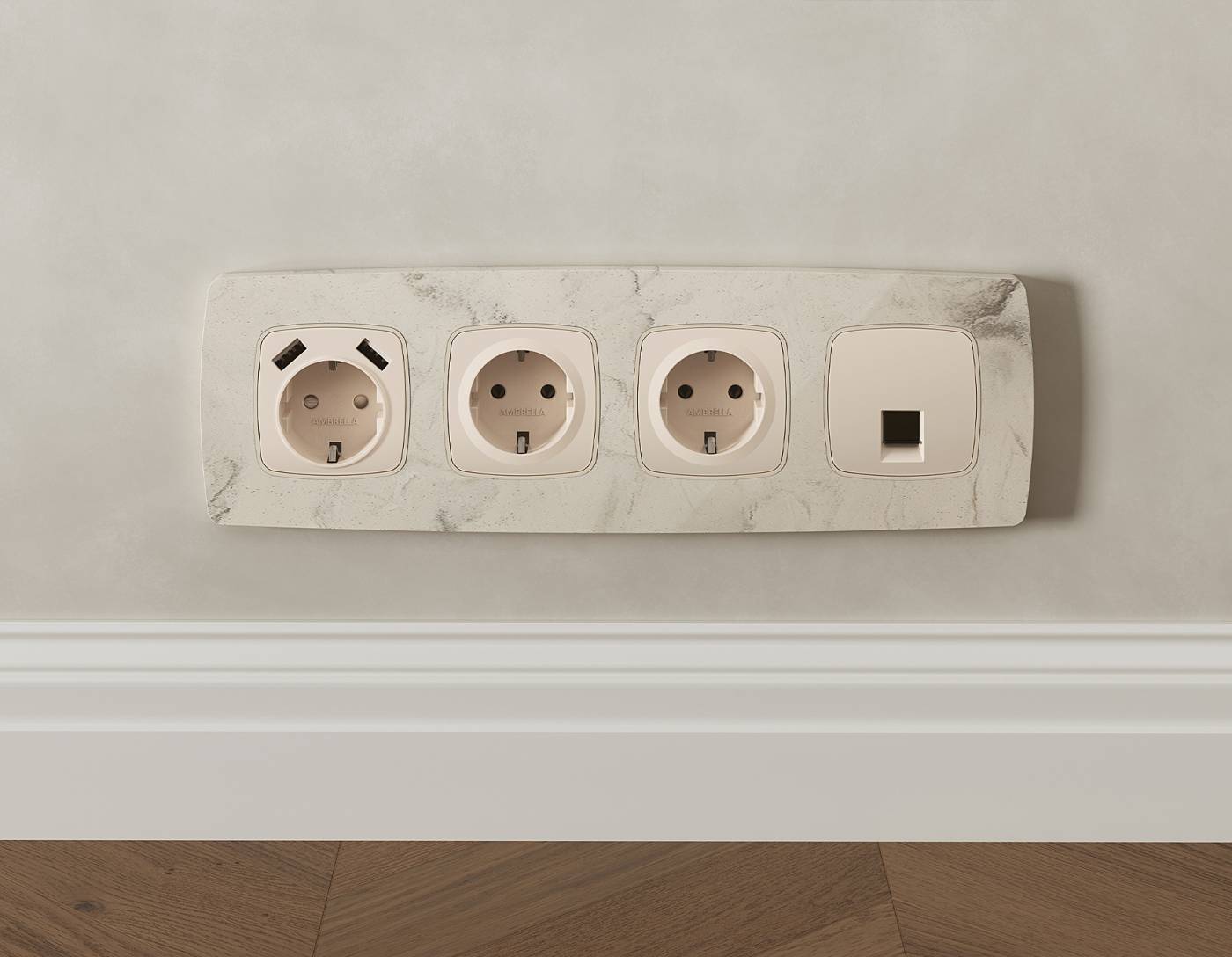 MO332005 Розетка Ambrella Volt OMEGA MO332005