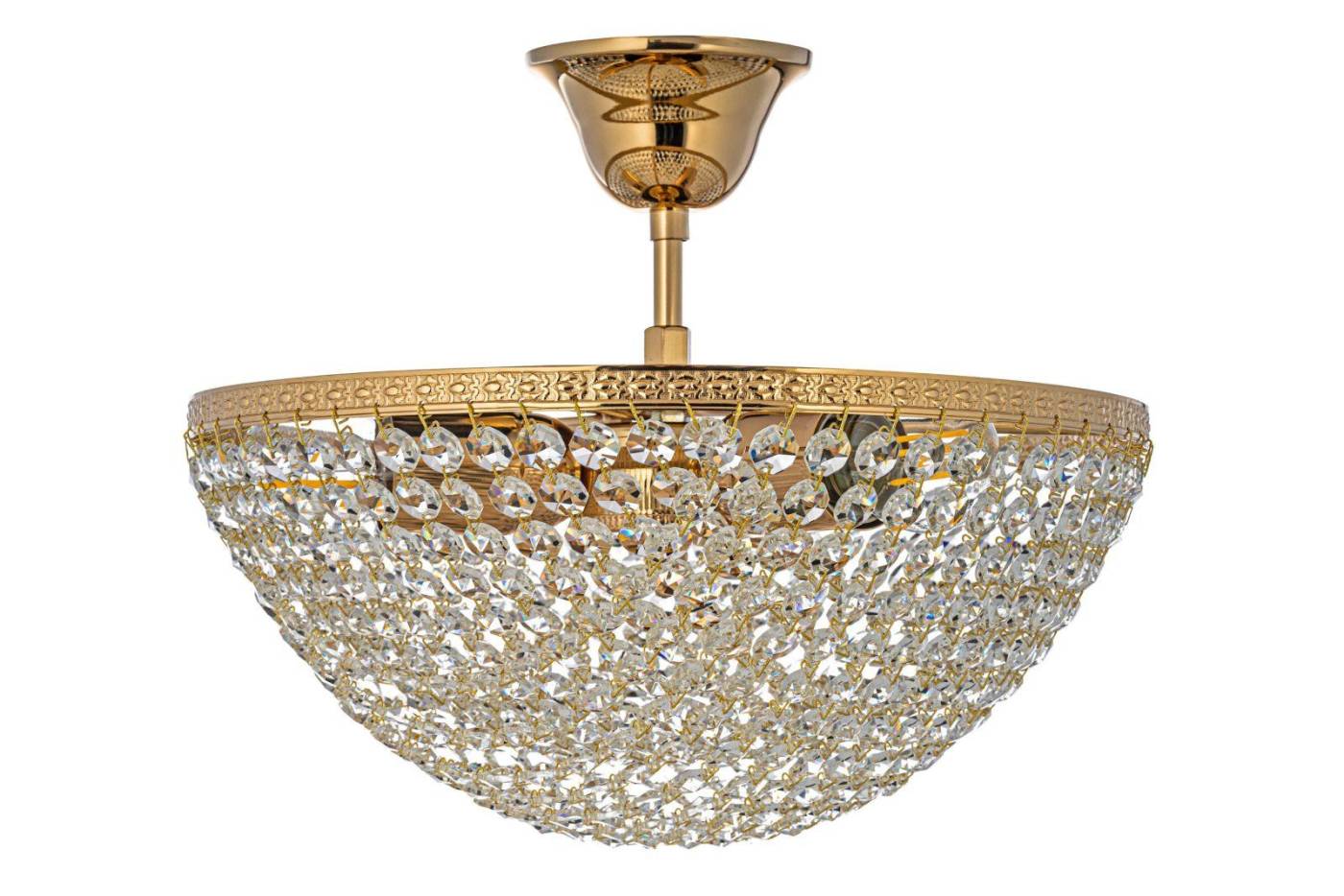 Потолочная хрустальная люстра Arti Lampadari Stella Stella E 1.3.30.505 G