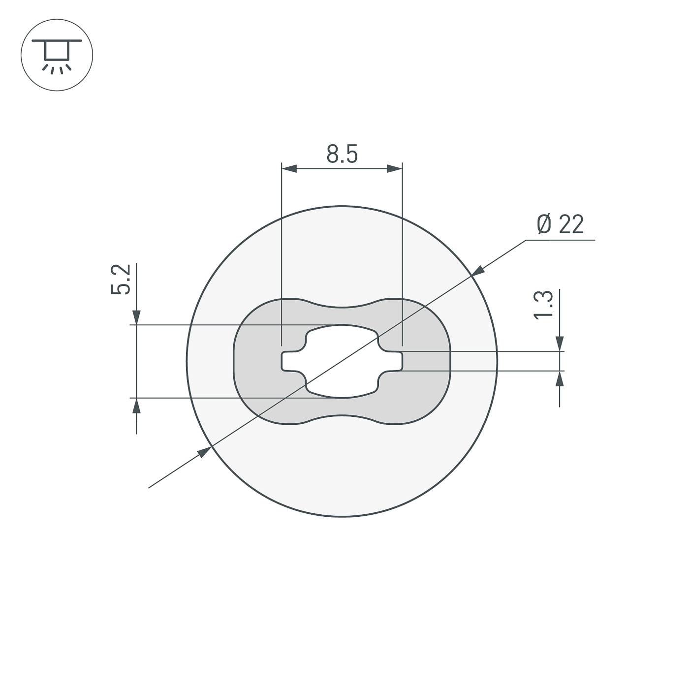 Профиль Arlight Wph 045847