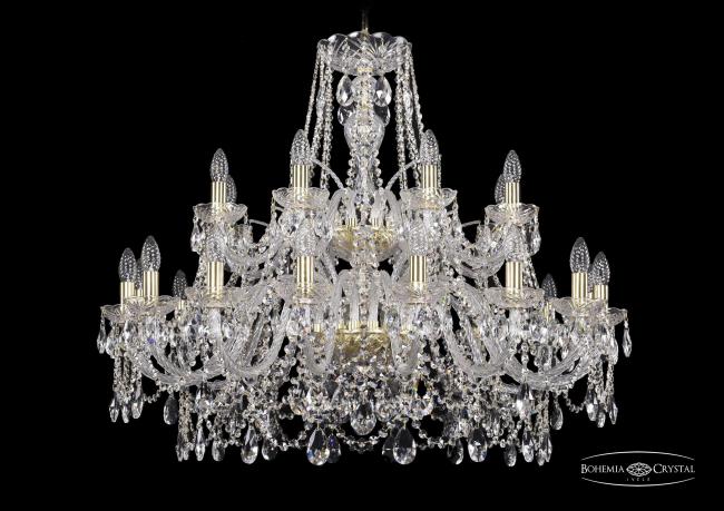 1411/16+8/360/2d G Подвесная хрустальная люстра 1411 Bohemia 1411/16+8/360/2d G