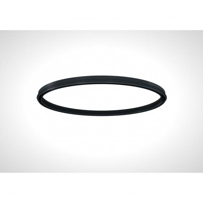 Шинопровод магнитный встраиваемый радиусный iLEDEX TECHNICAL VISION48/22 R 4822-1000-BK