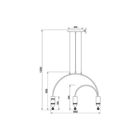 VL4283P03 Светильник подвесной Vele Luce Pioggia VL4283P03