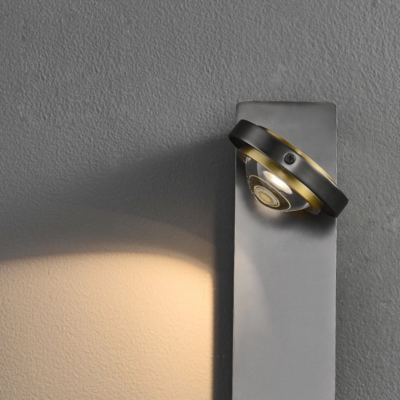 MT9108-1W gun black Настенный светильник Delight Collection Wall lamp MT9108-1W gun black
