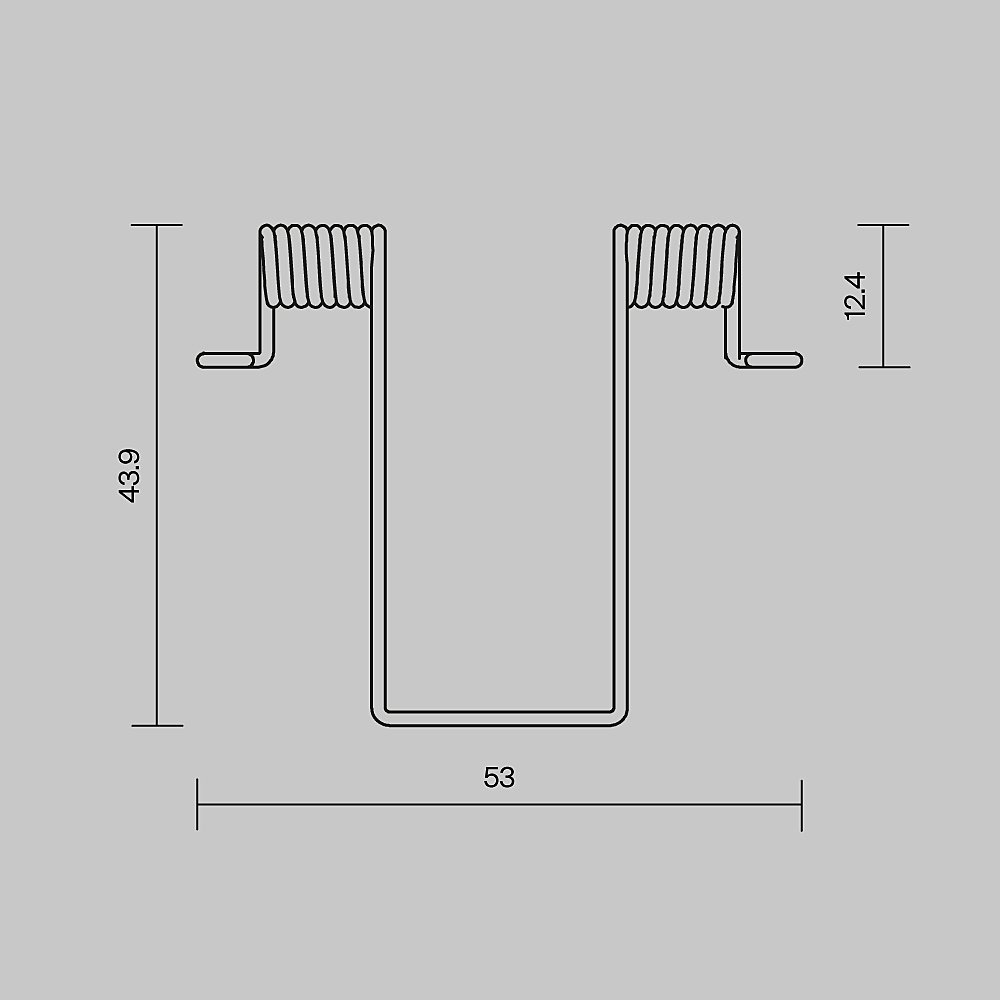 642002 Комплект креплений (для профиля ALM-4625-S-2M) 4 шт. Maytoni Встраиваемый с накладным фланцем профиль 642002