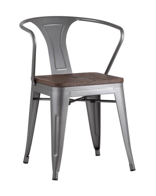 УТ000001861 Обеденный стул Stool Group Tolix Arm Wood УТ000001861