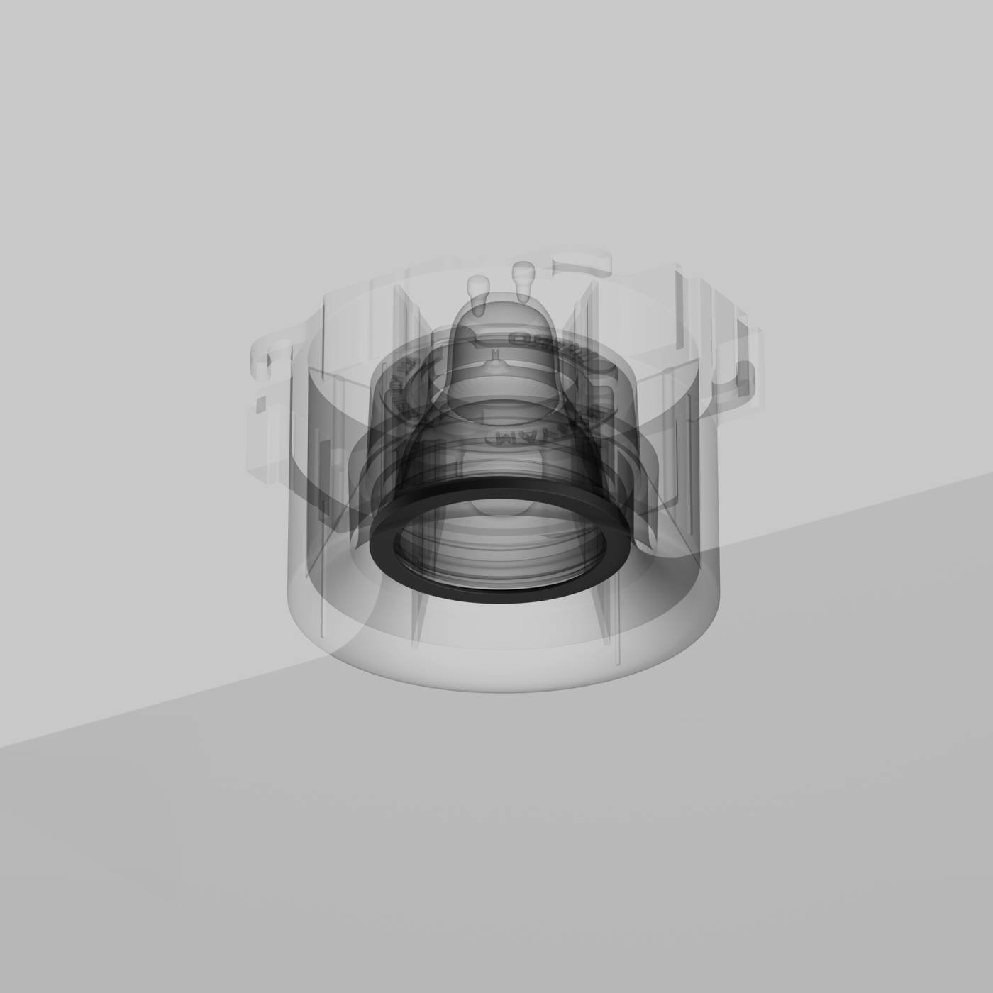 Фиксирующее кольцо для серии Intro GU10 черный Maytoni Accessories DLA110-B