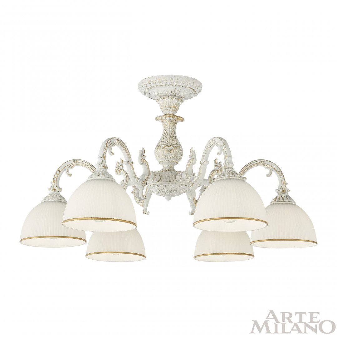 346410/6 WT+G Потолочная люстра Arte Milano Am346410 346410/6 WT+G