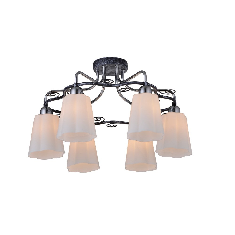 847/6PF-Blueglow Потолочная люстра ID lamp Rossella 847/6PF-Blueglow