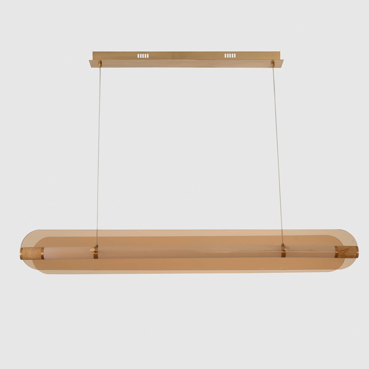 Светильник подвесной Crystal Lux Amarillo AMARILLO SP70W LED BRASS