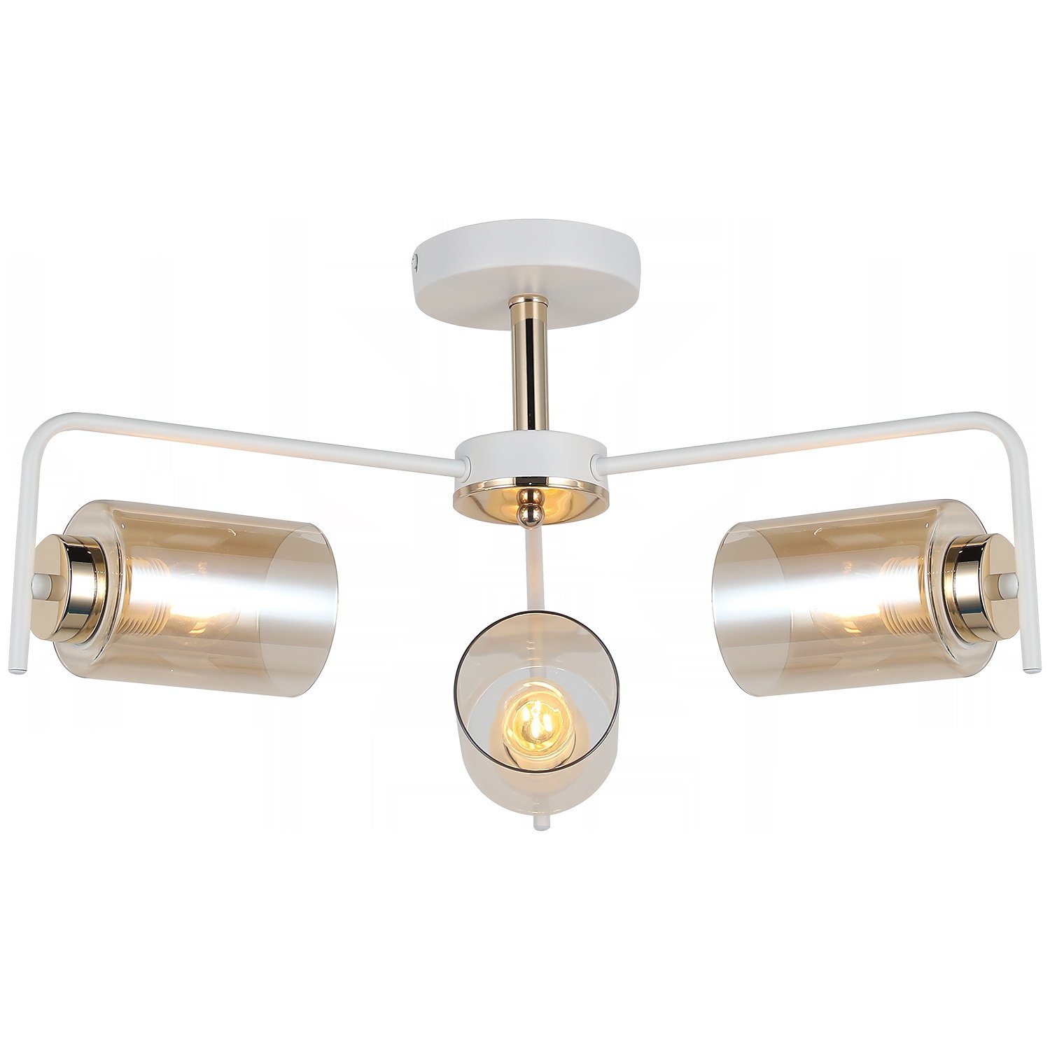 IL8248-3COU-79 WH GD Потолочная люстра ILLUMICO IL8248-3COU-79 WH GD