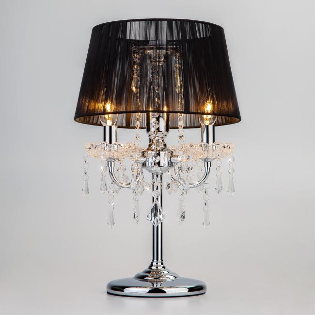 Настольная лампа Eurosvet Allata 2045/3T хром/черный настольная лампа