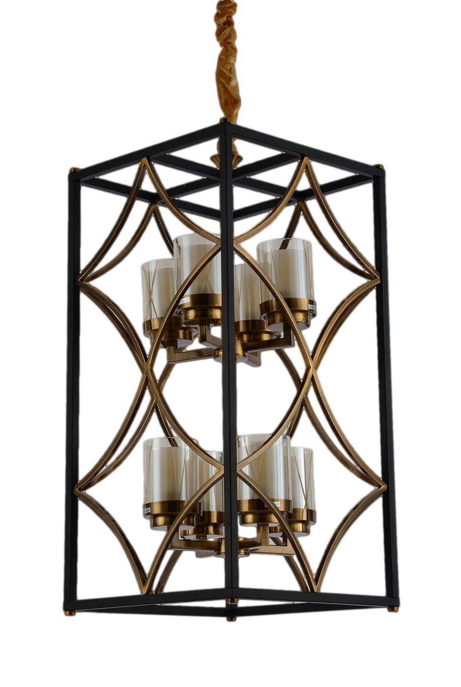 Подвесная люстра Lumina Deco LDP 1223-8 BK+MD