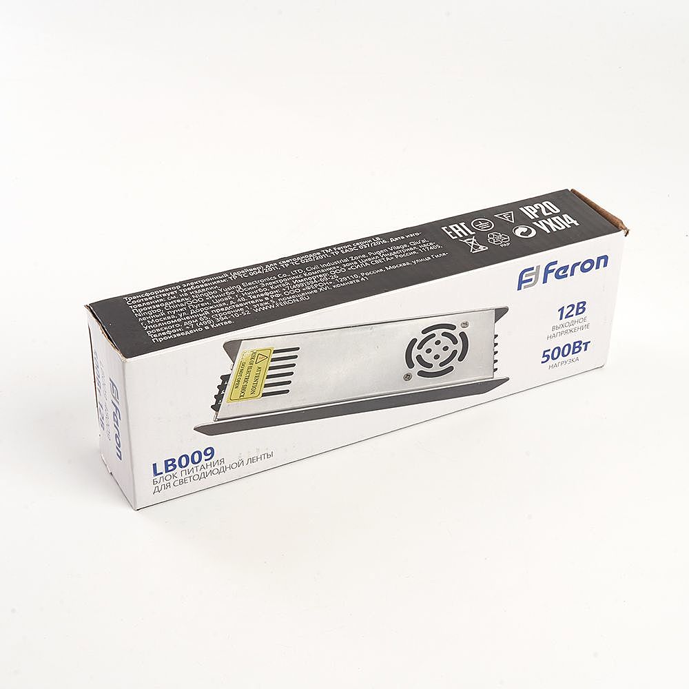 48009 Трансформатор электронный для светодиодной ленты Feron LB009 48009