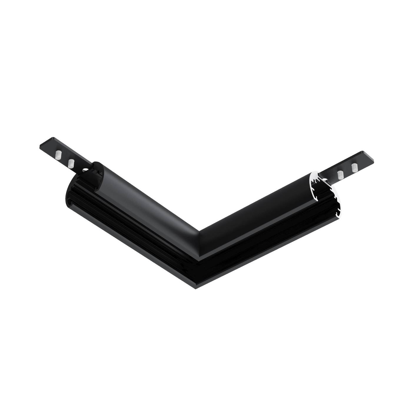 TRAM034CL-R-41B Коннектор угловой для круглого низкопрофильного шинопровода Exility Maytoni Accessories for tracks Exility TRAM034CL-R-41B