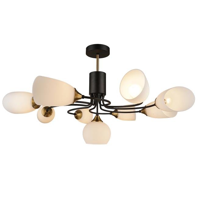 MD.3862-9-S BK+CP Потолочная люстра IMEX MD.3862-9-S BK+CP