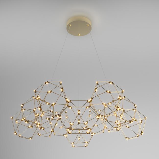 90169/12 медь Подвесная люстра Eurosvet Uma 90169/12 медь