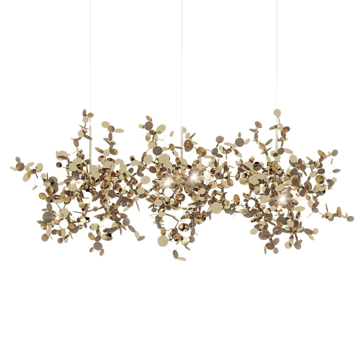 Подвесная люстра Loft It Spark 10101/3S Gold