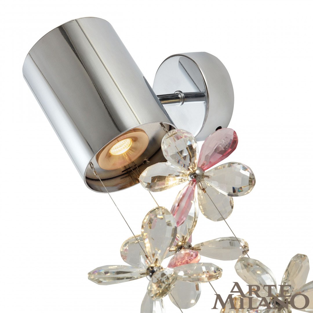 Настенное бра Arte Milano 11952B.D90.H600.LED Ni