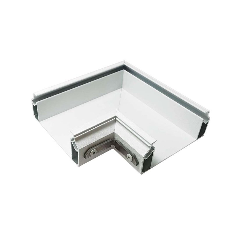 Угловой элемент профиля для создания декоративных ниш в натяжном потолке Denkirs Flod DK5851-WH