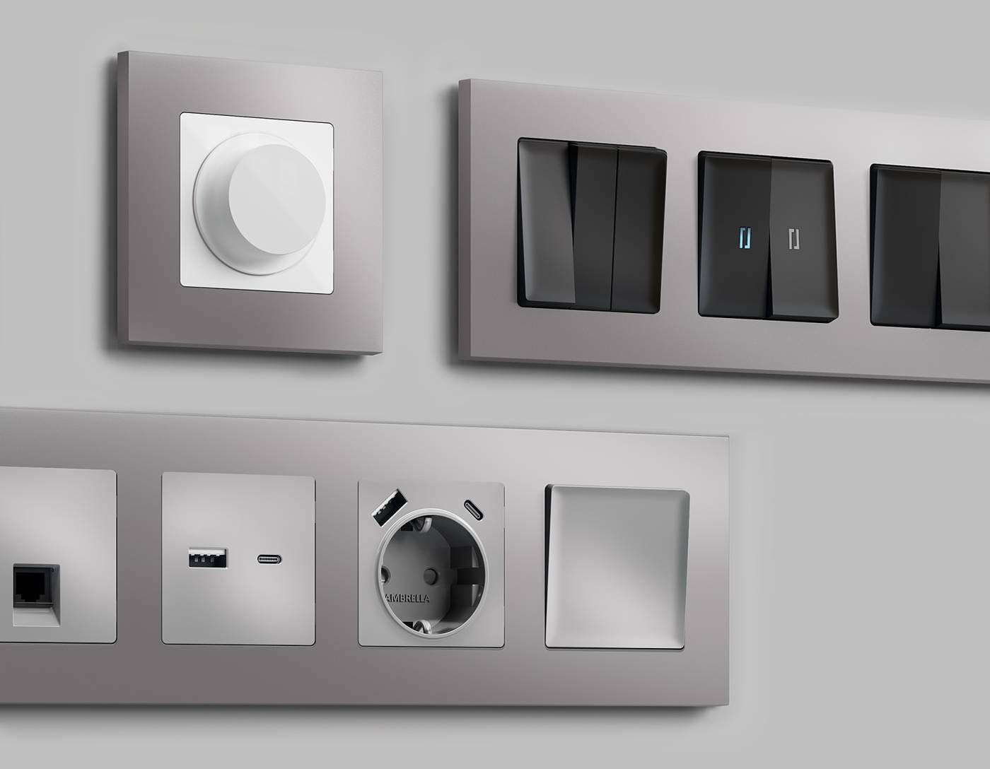 AF250502 Рамка Ambrella Volt Qubi AF250502