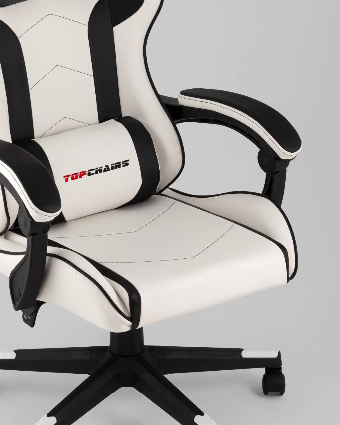 GF-8079 white+black Компьютерное кресло Stool Group GF-8079 white+black