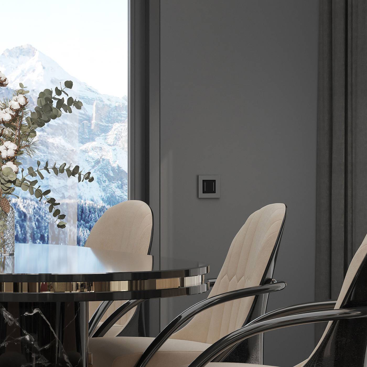 Рамка Werkel Slab серебро софт W0012965/ Рамка на 1 пост Slab (серебро софт)