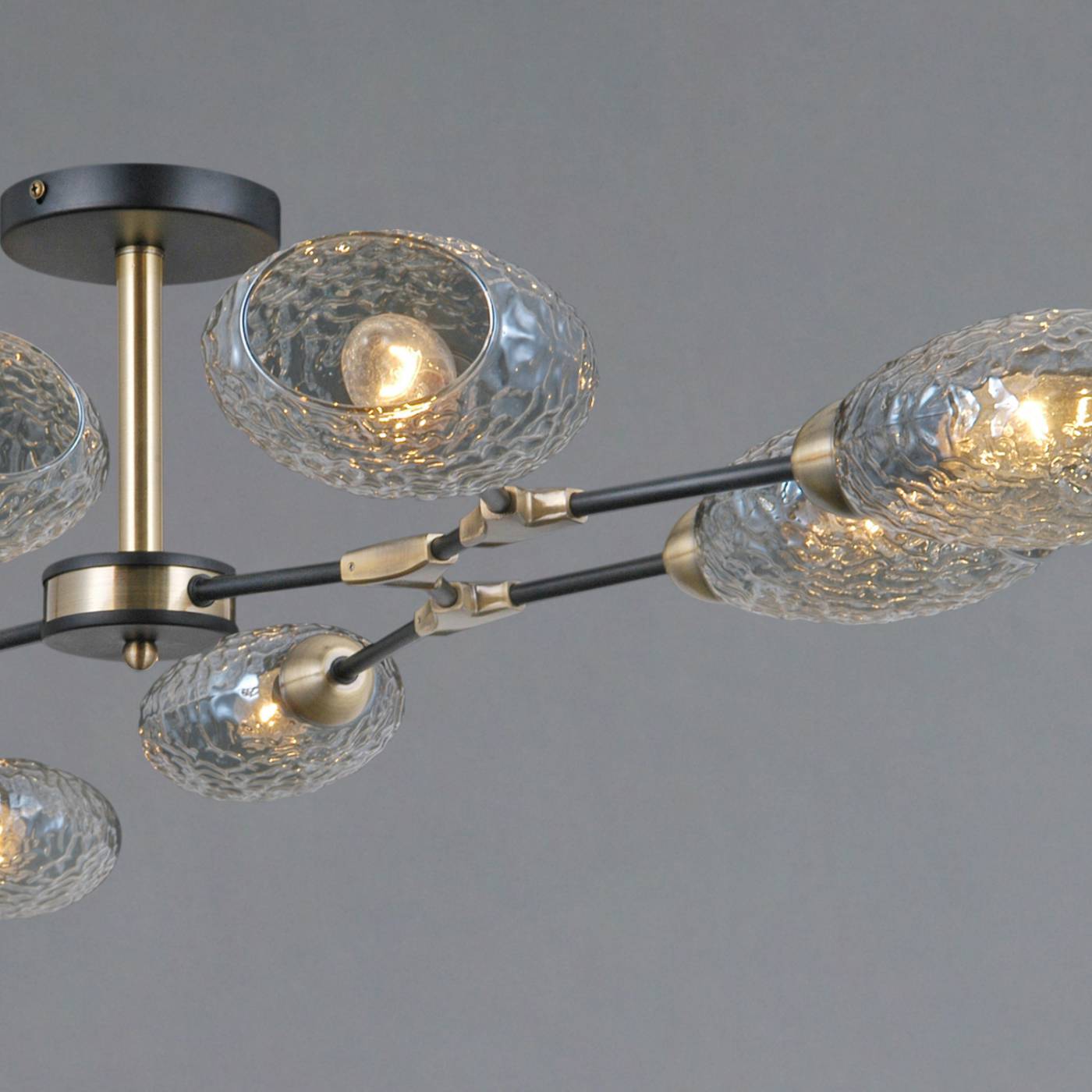 Потолочная люстра ILLUMICO IL0272-8CSQ-25 BK AB TRENTO