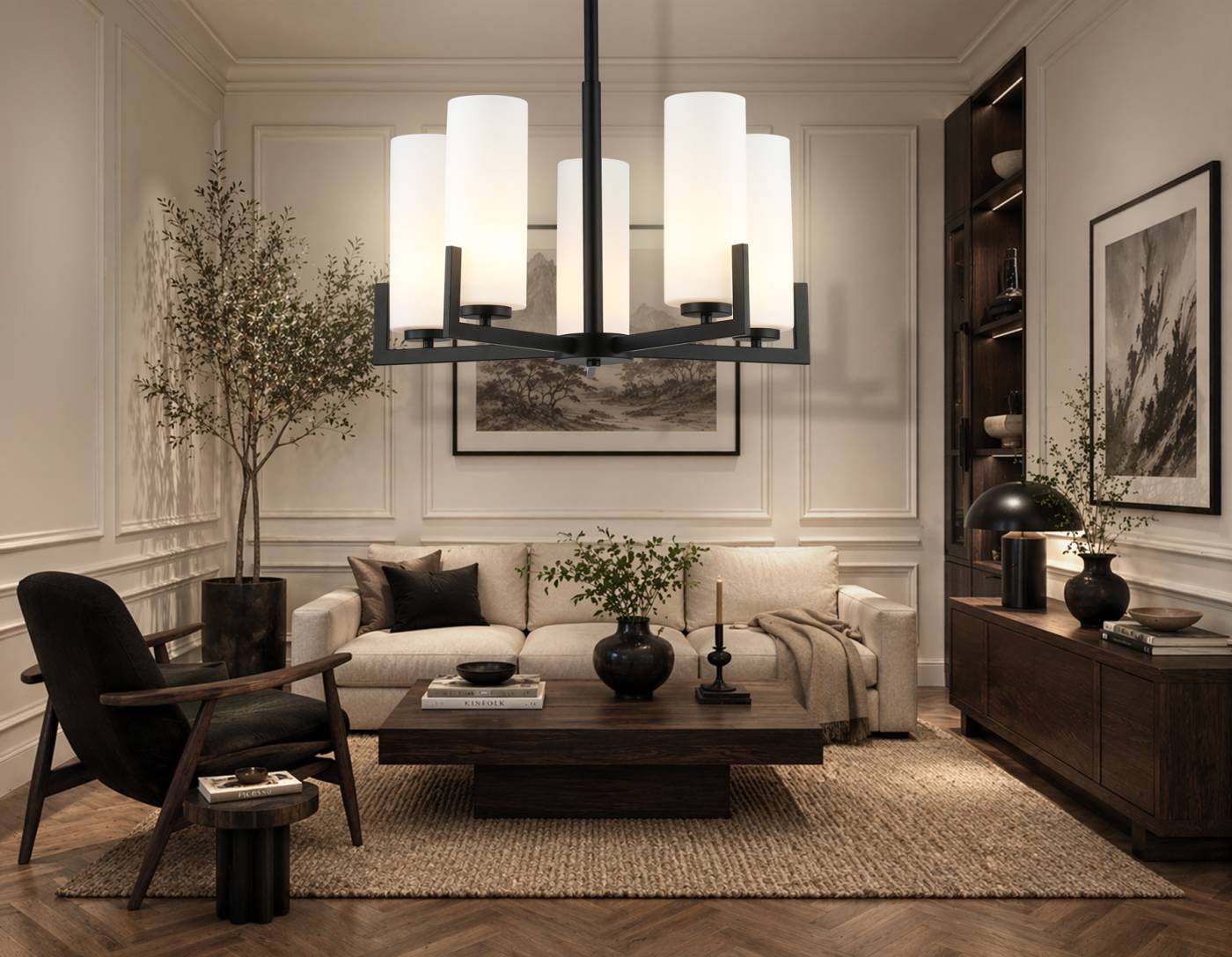 Люстра на штанге Modern Ambrella LH56057