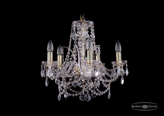 1411/5/160 G Leafs Подвесная хрустальная люстра 1411 Bohemia 1411/5/160 G Leafs