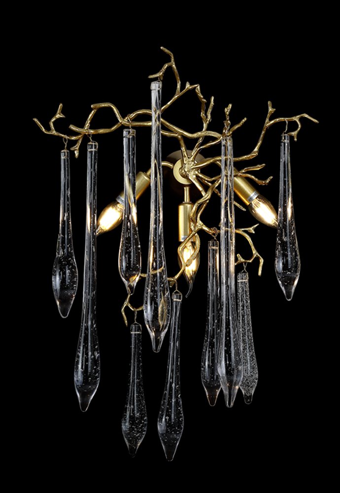 REINA AP3 GOLD PEARL Настенное бра Crystal Lux Reina REINA AP3 GOLD PEARL