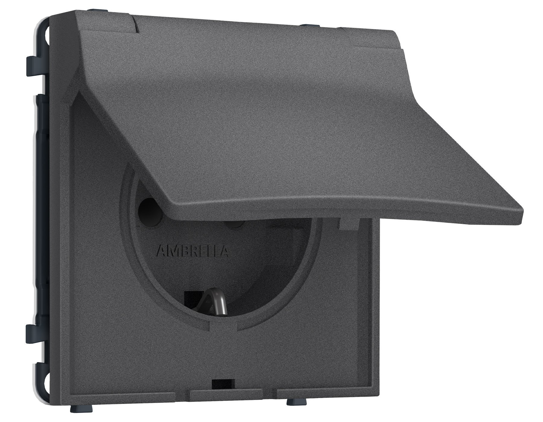 MS658010 MS658010 Комплект механизма электрической розетки SIGMA Антрацит серый 50Hz 2P+E с/з с/ш и крышкой IP44 16A-250V QUANT PRO (SP6580, PR141)