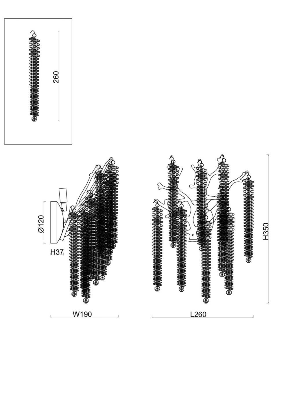 Настенное бра Freya Mineral FR1010WL-02G