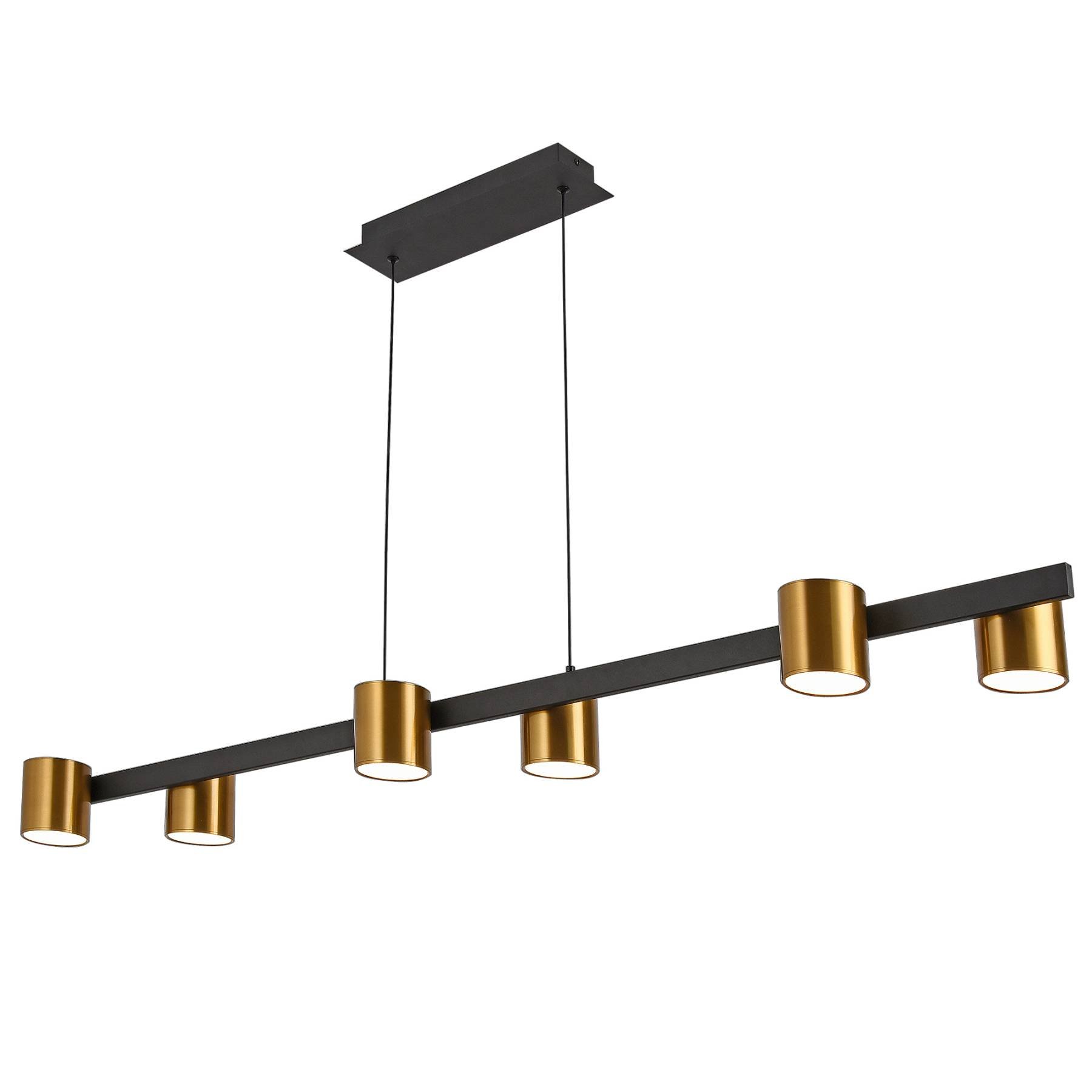 LED LAMPS 81129/6C BRASS BLACK Подвесная люстра Natali Kovaltseva Loft Led LED LAMPS 81129/6C BRASS BLACK