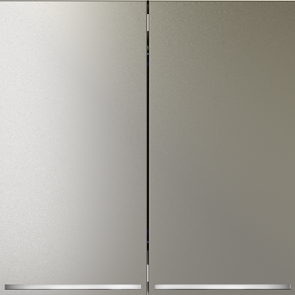 VLS020404 Проходной переключатель двухклавишный с подсветкой Voltum S70 VLS020404