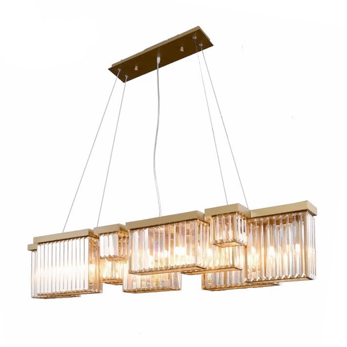 2466 brushed champagne gold Подвесная люстра Delight Collection Broadway 2466 brushed champagne gold