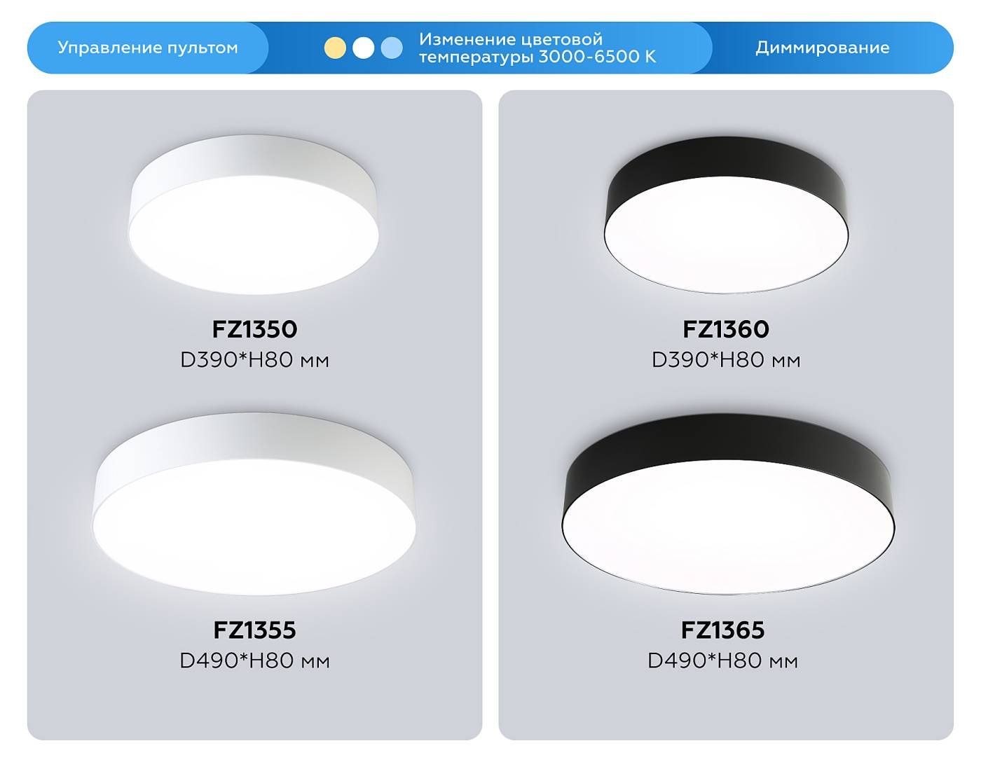 Светильник потолочный Ambrella Air FZ1360