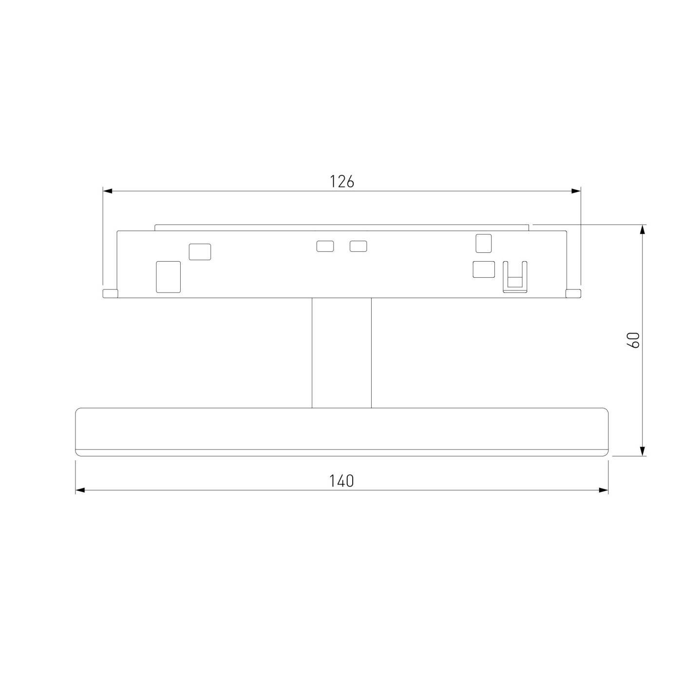 Трековый светильник Elektrostandard Slim Magnetic Slim Magnetic Трековый светильник 4W 4000K Cally (черный ) 85172/01
