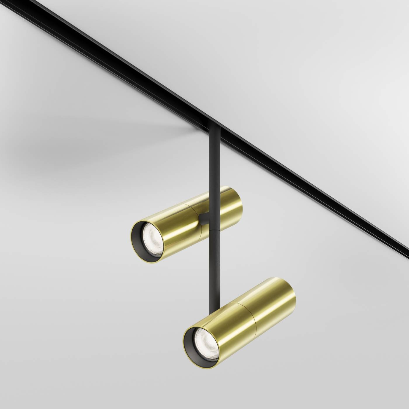 TR005-2-2X12W4K-BBS Трековый светильник Maytoni Elti Duo Exility TR005-2-2X12W4K-BBS