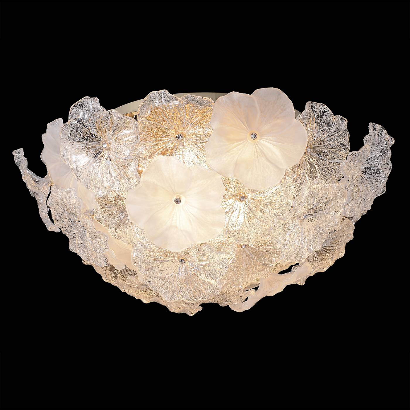 MAGNOLIA PL12 GOLD Потолочная люстра MAGNOLIA Crystal Lux MAGNOLIA PL12 GOLD