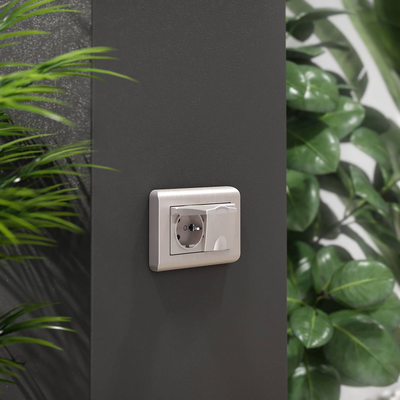 W1172213/ Розетка двойная влагозащ. с зазем. с защит. крышками и шторками (перламутровый рифленый) Розетка Werkel W1172213/ Розетка двойная влагозащ. с зазем. с защит. крышками и шторками (перламутровый рифленый)