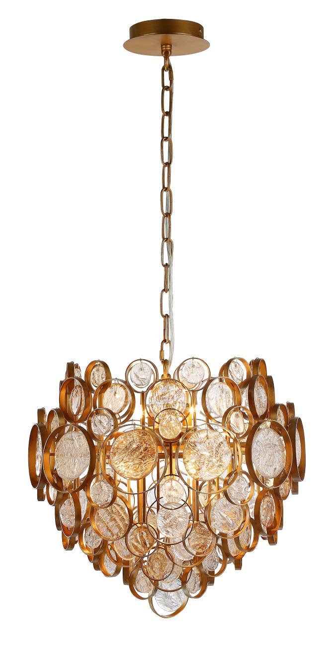 DESEO SP6 D460 GOLD Подвесная люстра Crystal Lux Deseo DESEO SP6 D460 GOLD