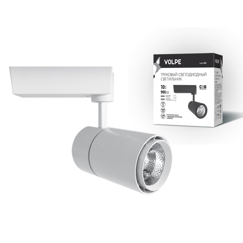 ULB-Q252 10W/WW/H WHITE Трековый светильник Volpe Ulb-q252 ULB-Q252 10W/WW/H WHITE