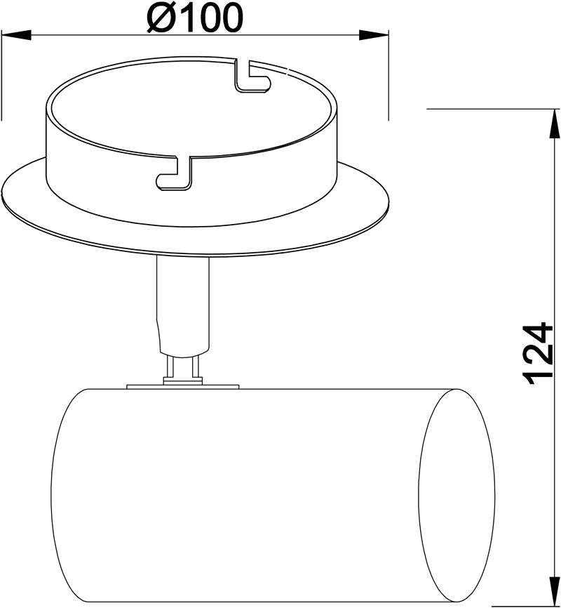 Светильник спот Deko-Light Indi 348085