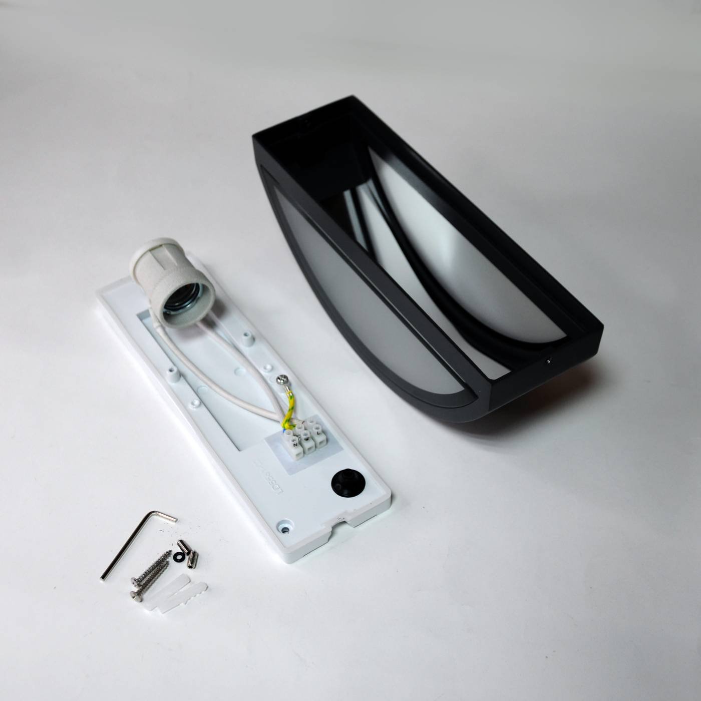 PJ-1505/1-E27-Gr Уличный настенный светильник Elvan 1505 PJ-1505/1-E27-Gr