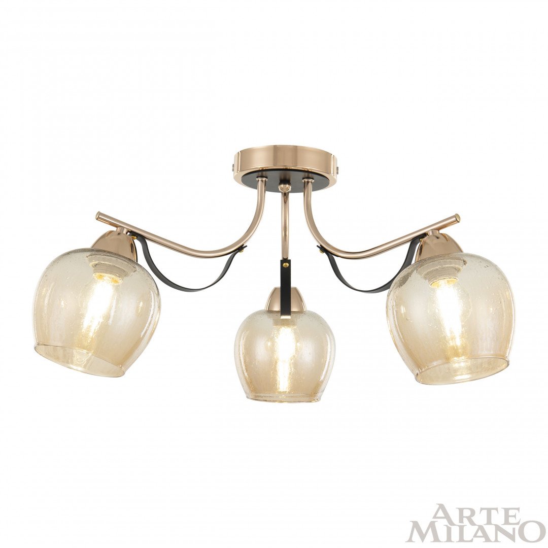 Потолочная люстра Arte Milano AMALFI 322306/3 FG+BK