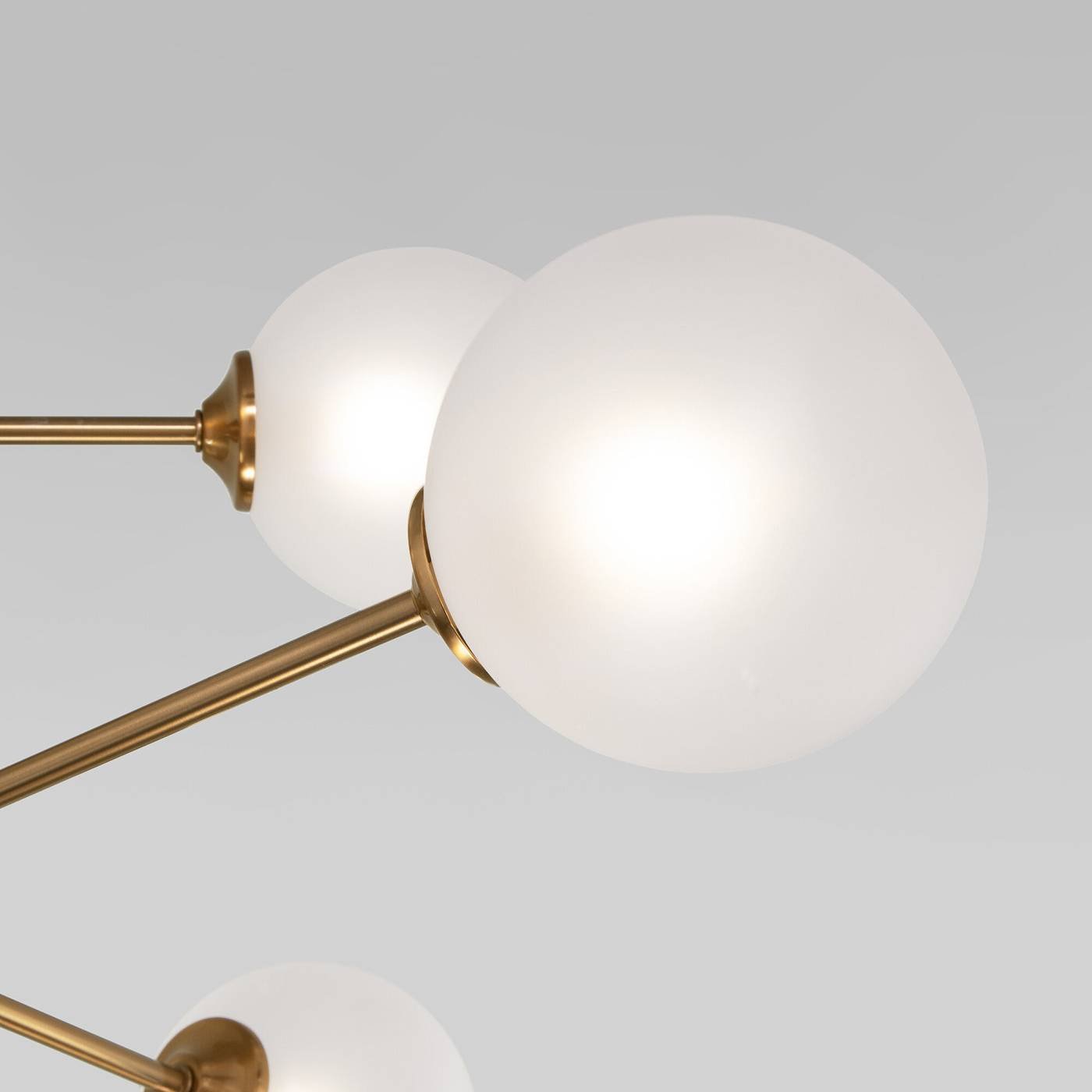 Потолочная люстра Eurosvet Volver 50383 латунь Smart