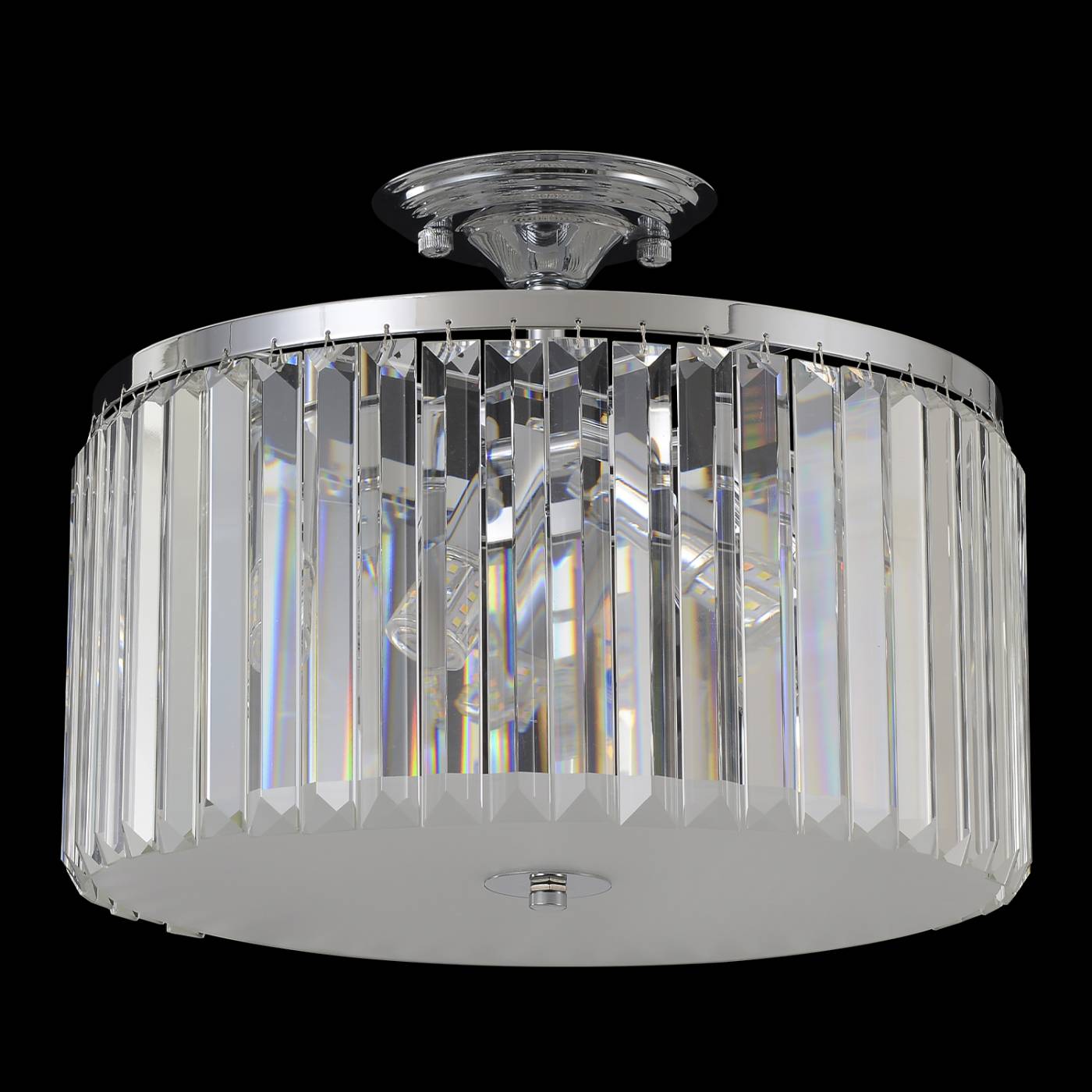 HILTON PL4 CHROME Светильник потолочный Crystal Lux Hilton HILTON PL4 CHROME